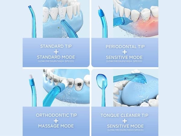 دستگاه شست و شوی دهان و دندان شیائومی Xiaomi SOOCAS W3 Pro Cordless Water Flosser — تصویر ۳
