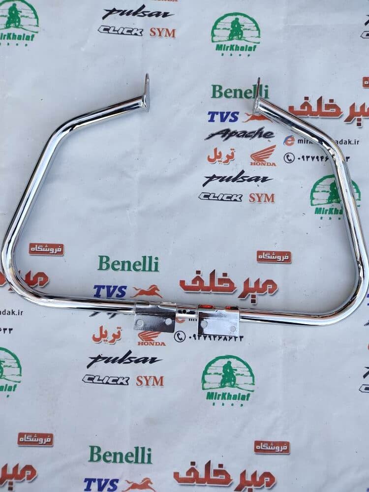 گارد (میله محافظ بدنه) موتور پالس 180 200 ug3 هندلی استیل نقره ای (کیفیت درجه 1) — تصویر ۲