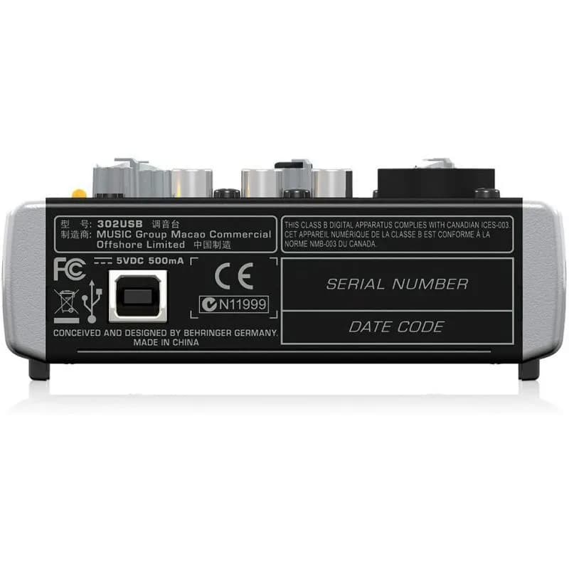 میکسر بهرینگر Behringer Xenyx 302 USB Mixer — تصویر ۲