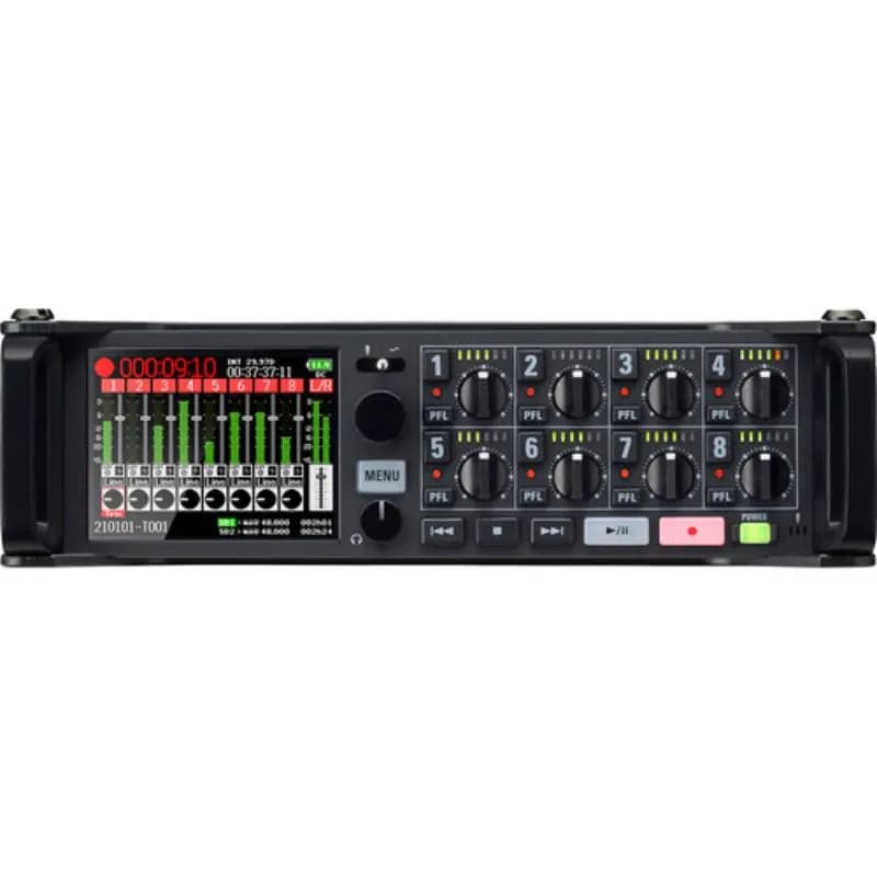 رکوردر زوم Zoom F8n Pro 8-Input / 10-Track Multi-Track Field Recorder — تصویر ۷