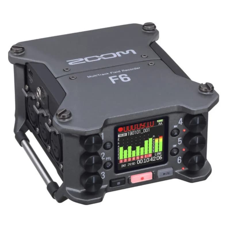 رکوردر زوم Zoom F6 6-Input / 14-Track Multitrack Field Recorder