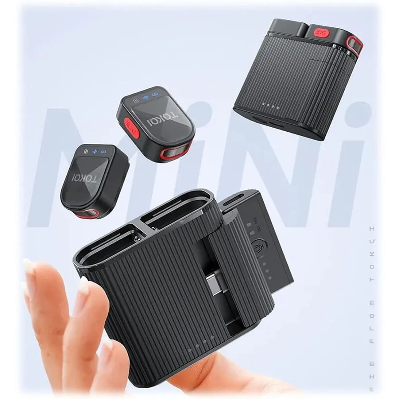 میکروفون بی سیم TOKQI H01 Wireless Microphone — تصویر ۲