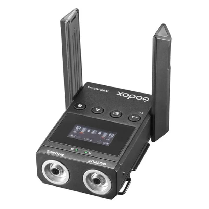 میکروفون بی‌سیم یقه‌ای گودکس Godox UHF Wireless Microphone System WMicS2 Kit 2 — تصویر ۶