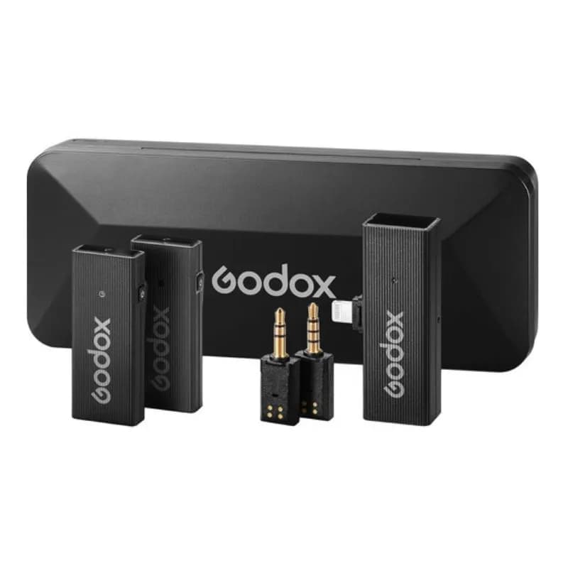 میکروفون بی‌سیم یقه‌ای گودکس Godox MoveLink Mini LT 2-Person Wireless Microphone