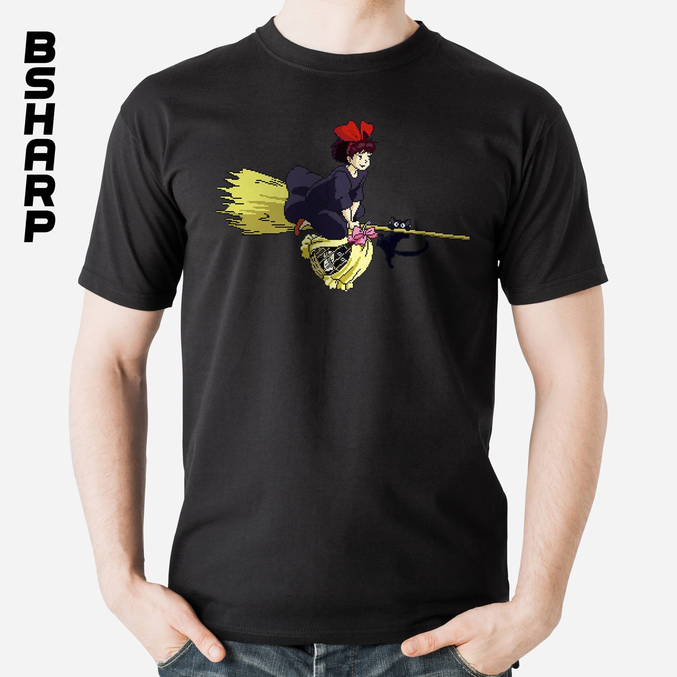 تیشرت Kikis Delivery Service طرح پرواز