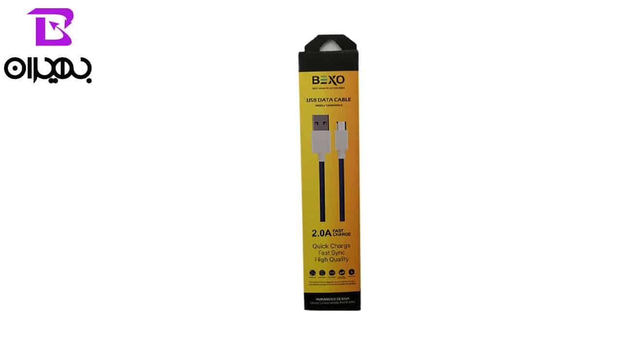 کابل USB به MicroUSB بکسو مدل B-016 طول 1 متر — تصویر ۲
