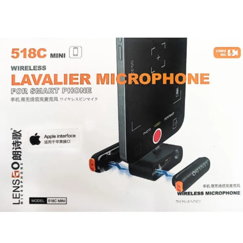 میکروفون بی سیم LENSGO 518C Mini wireless microphone — تصویر ۵