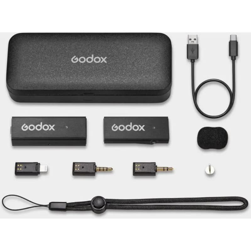 میکروفون بی‌سیم یقه‌ای گودکس Godox MoveLink Mini LT Wireless Microphone — تصویر ۲