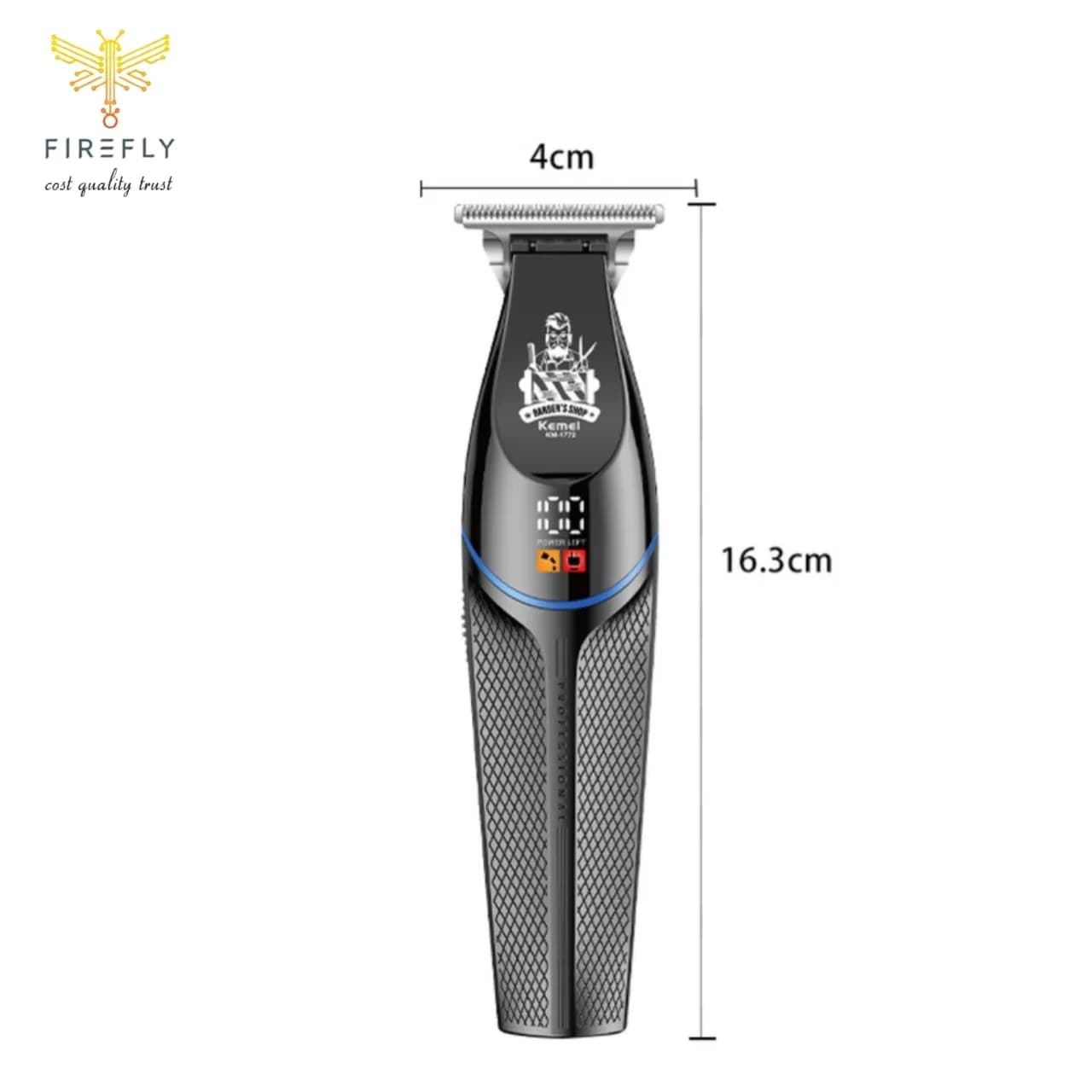 ماشین اصلاح و خط زن حرفهای کیمی Kemei KM-1772 — تصویر ۲