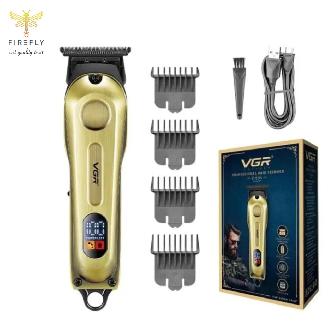 ماشین اصلاح و خط زن حرفه‌ای VGR V-294 — تصویر ۵