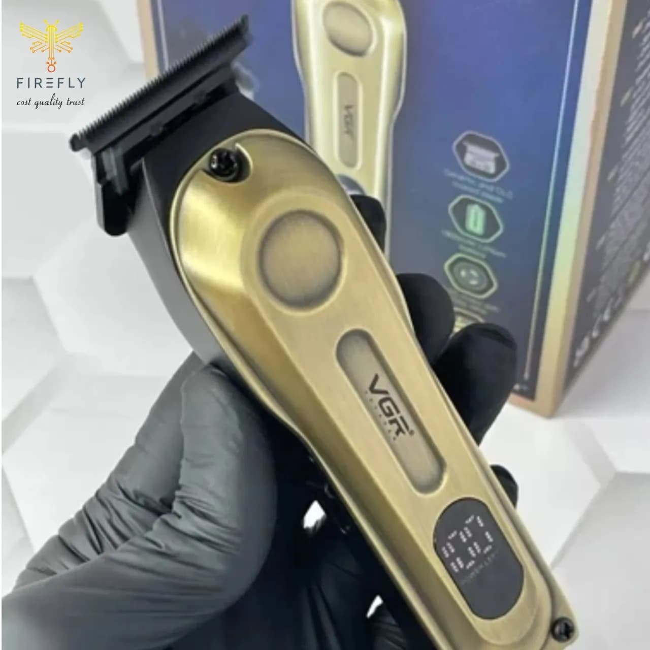 ماشین اصلاح و خط زن حرفه‌ای VGR V-294 — تصویر ۴