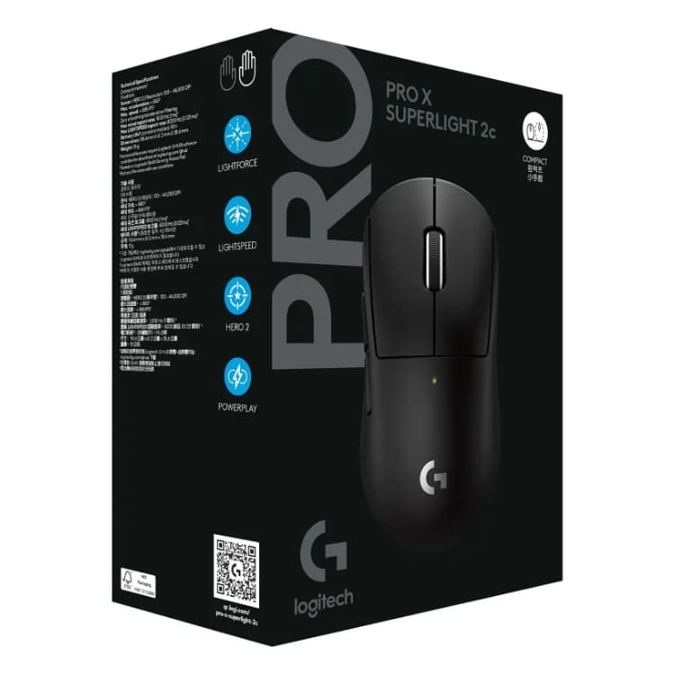 موس بی سیم گیمینگ لاجیتک Logitech G PRO X Superlight 2C – سفید — تصویر ۱۲