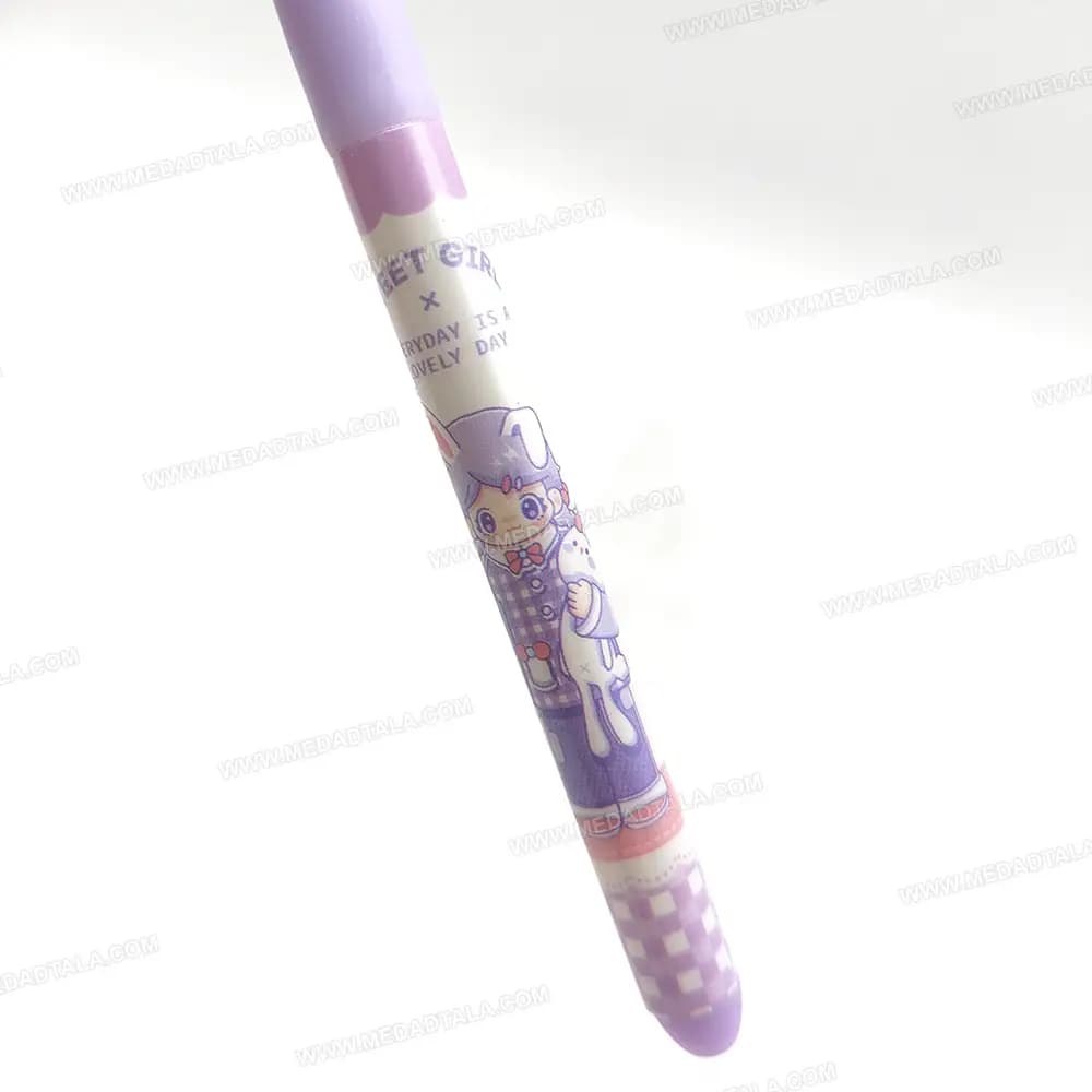 خودکار پاک کن دار طرح دختر AODEMEI GP-34292 — تصویر ۳