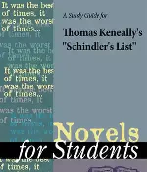 دانلود کتاب A Study Guide for Thomas Keneally’s ‘Schindler’s List