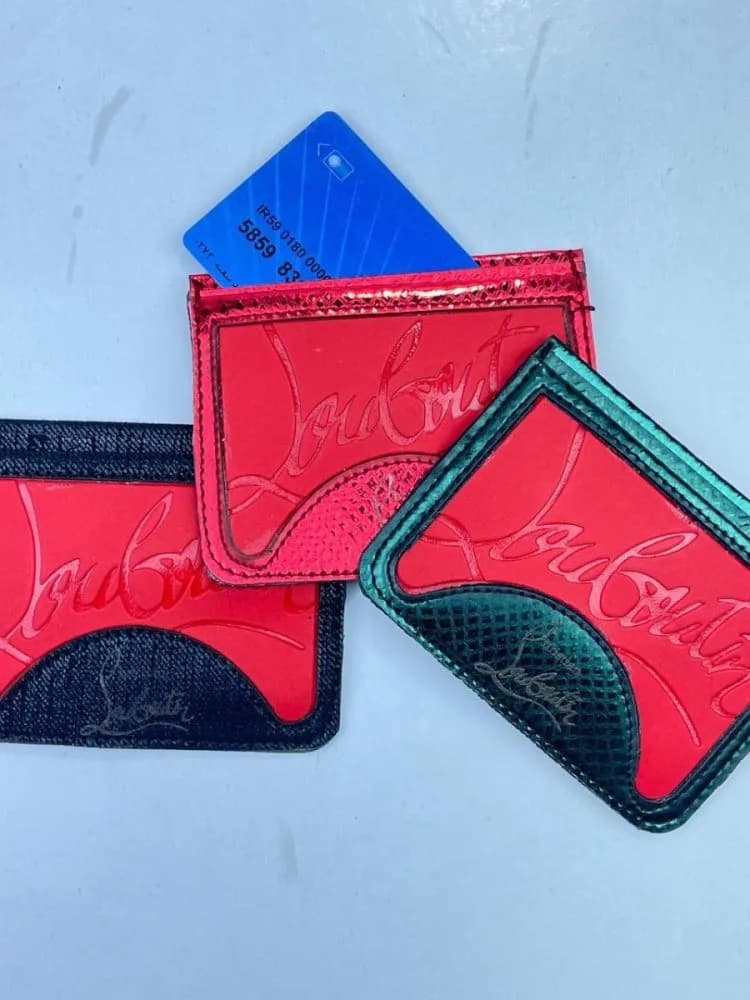 جاکارتی کریستیان لوبوتین christian louboutin چرم ماری قرمز — تصویر ۷