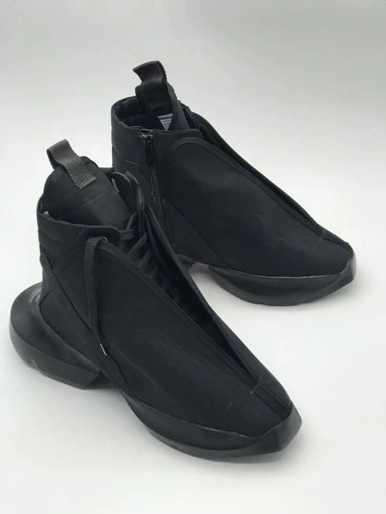 کد 2800 بوت بند مخفی ریک اونز Rick Owens مشکی زیره مشکی — تصویر ۲