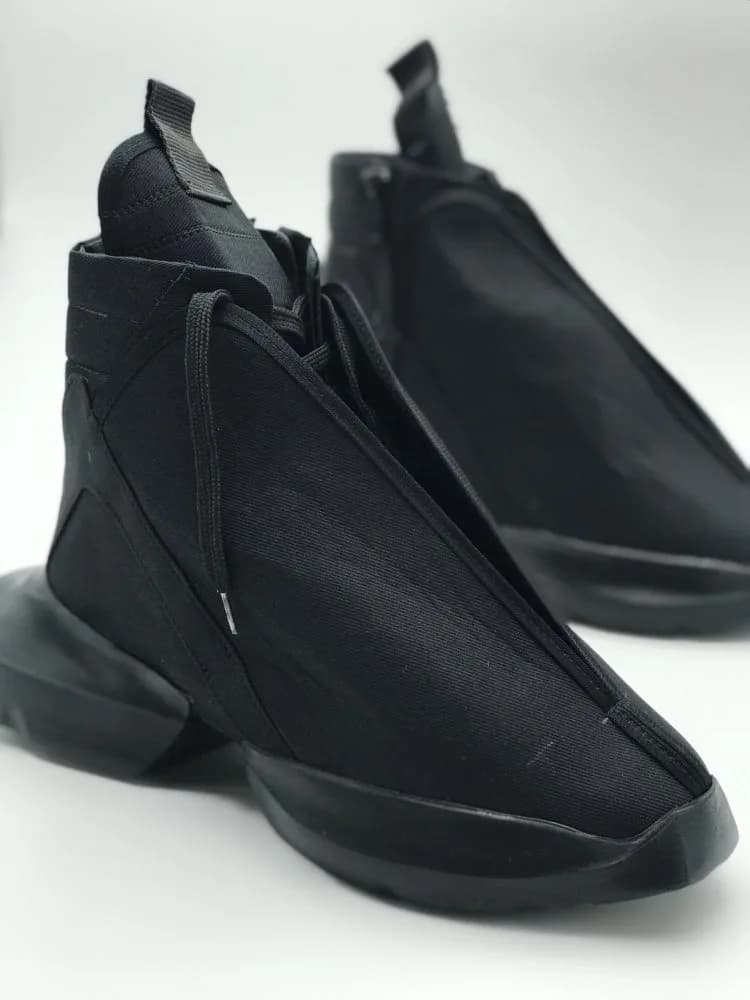 کد 2800 بوت بند مخفی ریک اونز Rick Owens مشکی زیره مشکی — تصویر ۳