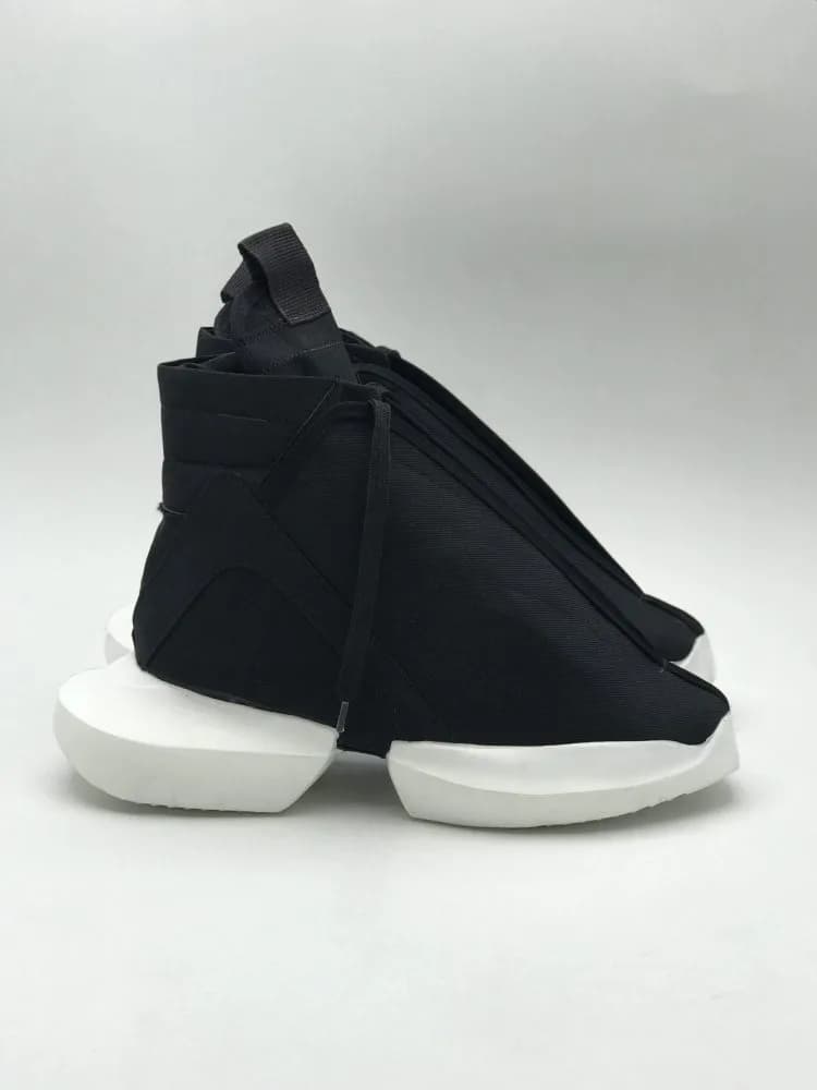 کد 2800 بوت بند مخفی ریک اونز RICK OWENS مشکی زیره سفید — تصویر ۸