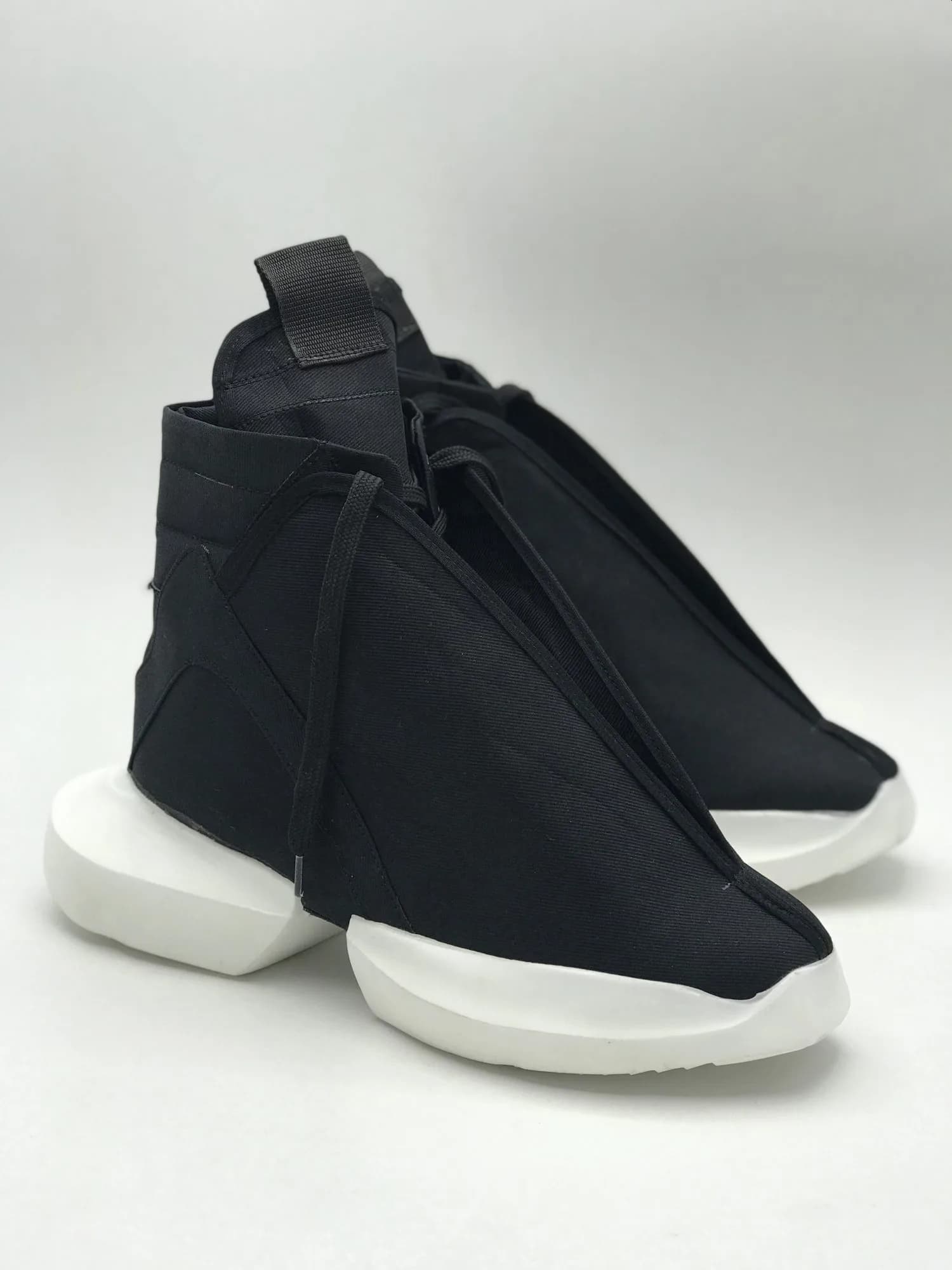 کد 2800 بوت بند مخفی ریک اونز RICK OWENS مشکی زیره سفید