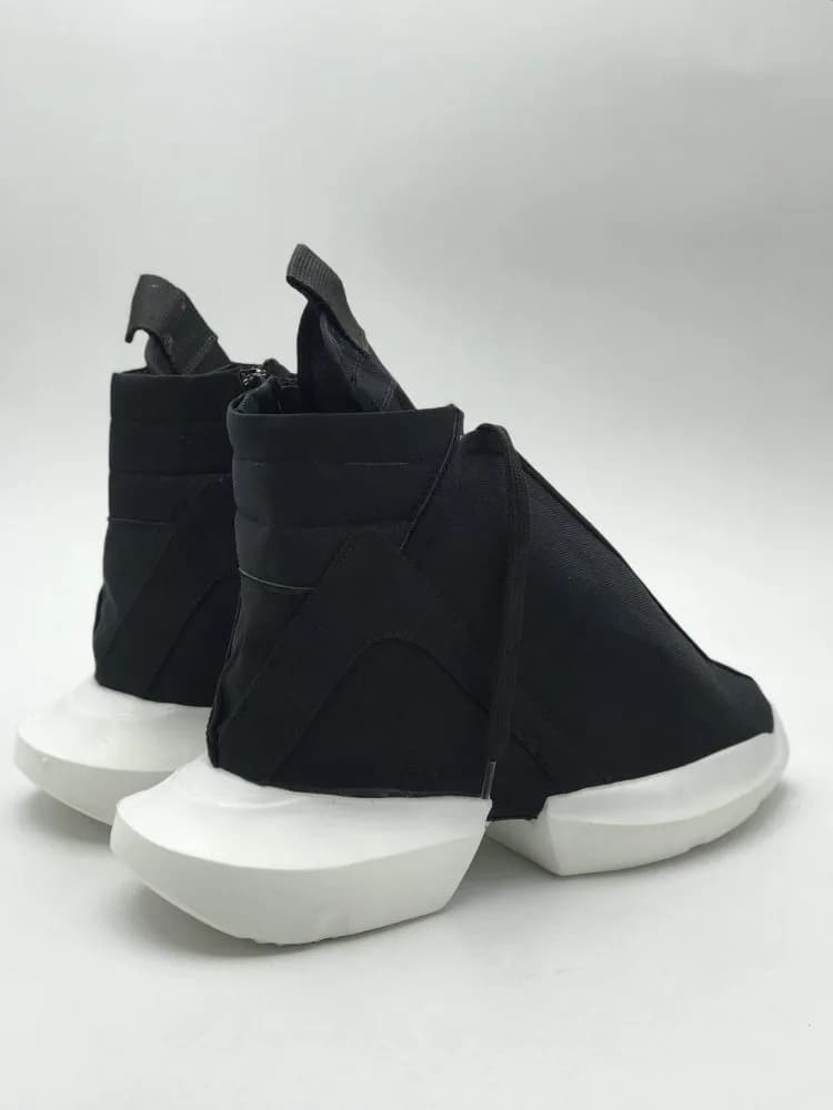 کد 2800 بوت بند مخفی ریک اونز RICK OWENS مشکی زیره سفید — تصویر ۷