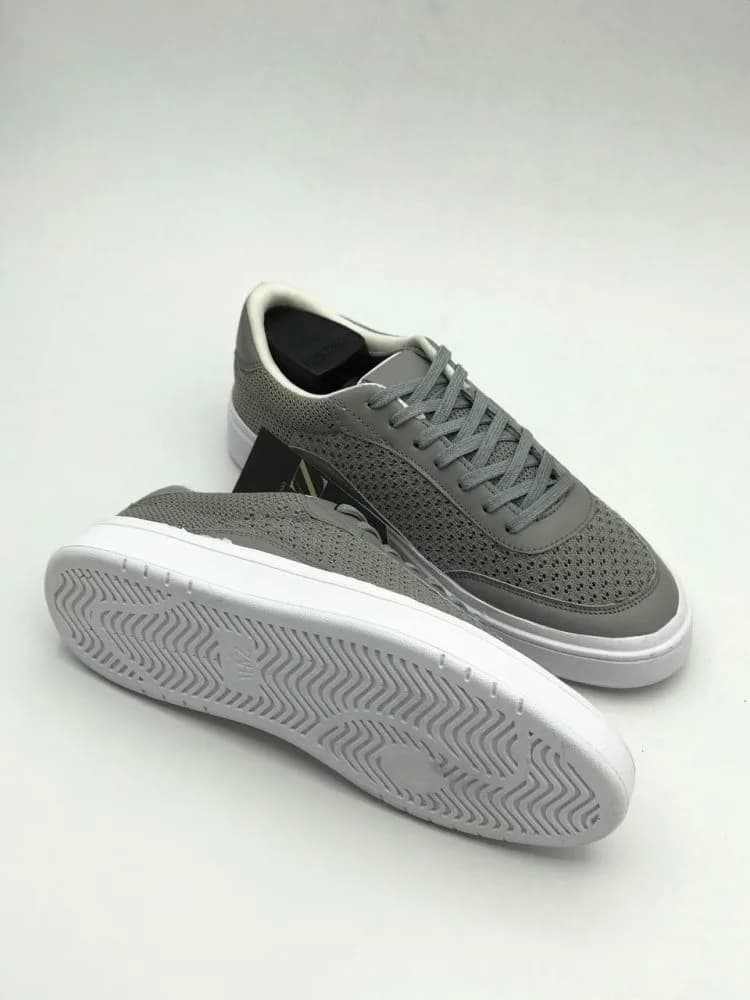 کد 2700 ZARA ونس زارا قلاب بافی طوسی سفید — تصویر ۷