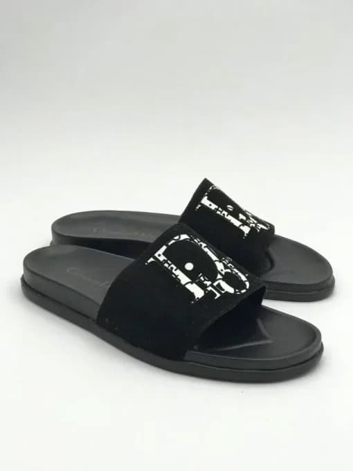 کد 300 صندل DIOR دیور مشکی نقره ای — تصویر ۴