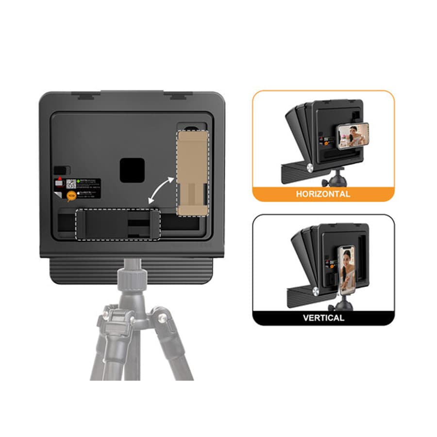 تله پرامپتر اتوکیو لنزگو برای دوربین و موبایل Lensgo Teleprompter TC7II Ultimate Kit — تصویر ۴