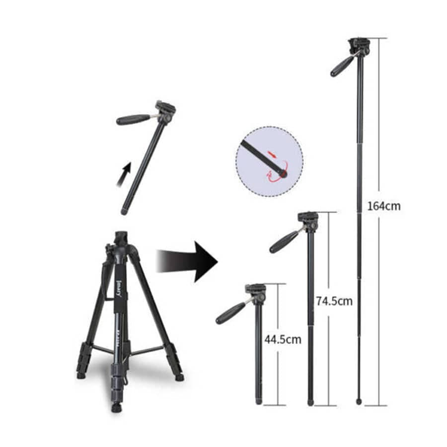 سه پایه دوربین عکاسی جیماری Jmary Tripod KP-2294 — تصویر ۴