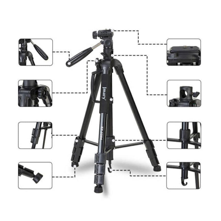 سه پایه دوربین عکاسی جیماری Jmary Tripod KP-2294 — تصویر ۳