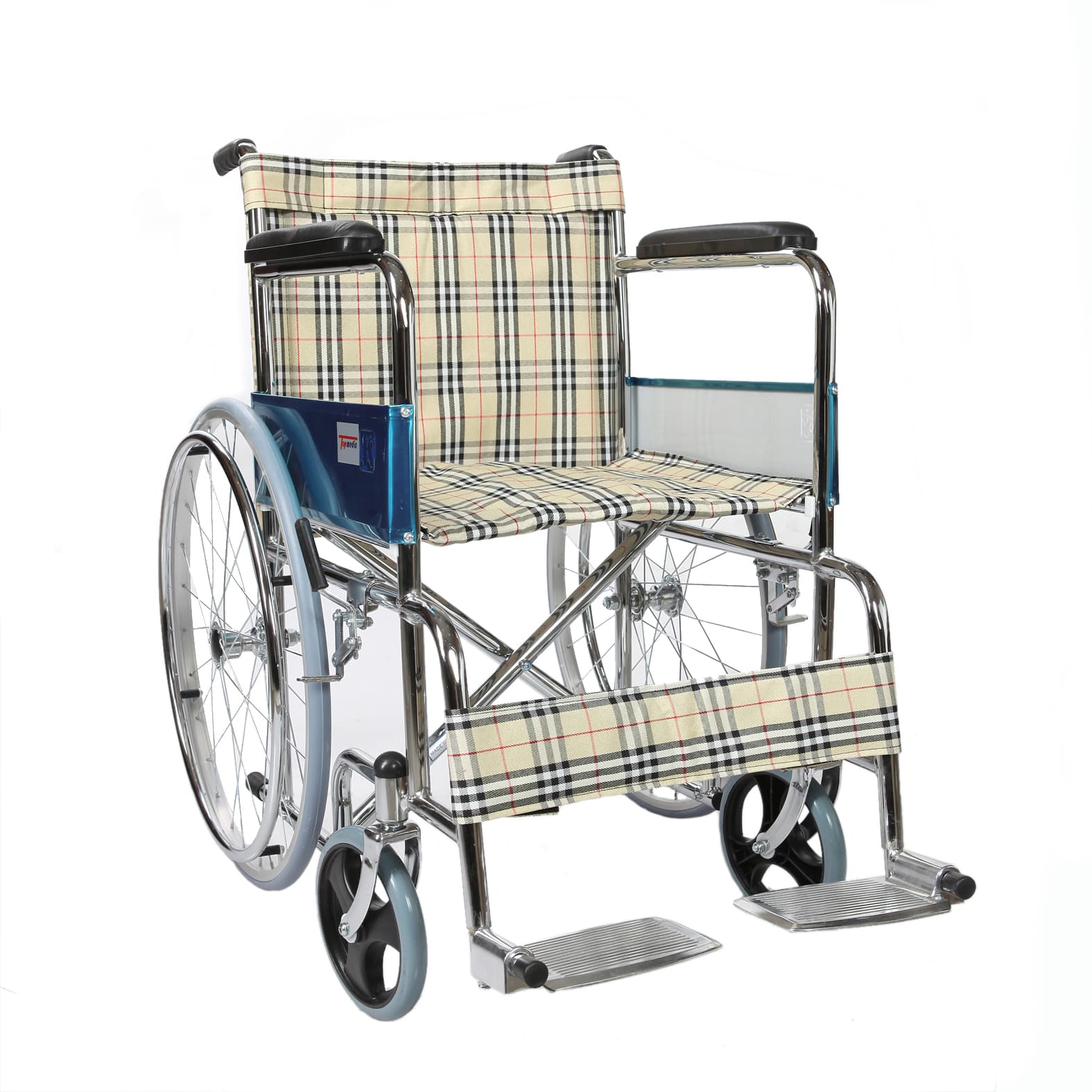 ویلچر ارتوپدی تاشو تاپ مدیک مدل 809 تحمل وزن 120 کیلوگرم