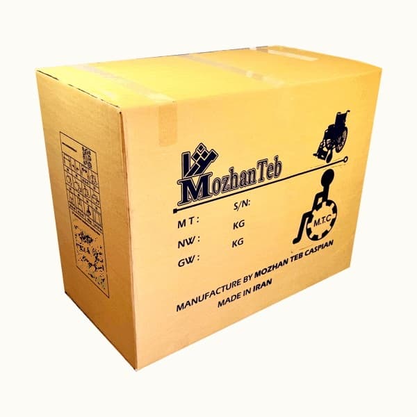 ویلچر معمولی تاشو موژان طب مدل MD 809 قابل شستشو — تصویر ۴