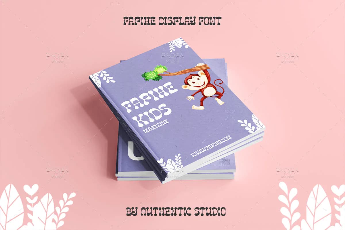 فونت فانتزی موج دار Fapihe — تصویر ۳