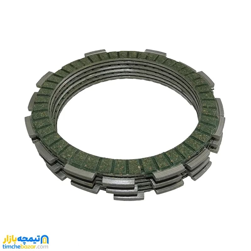 صفحه کلاچ موتور سیکلت هوندا 150 و 200 دبلیو استاندارد شش عددی مدل 153004005 — تصویر ۲