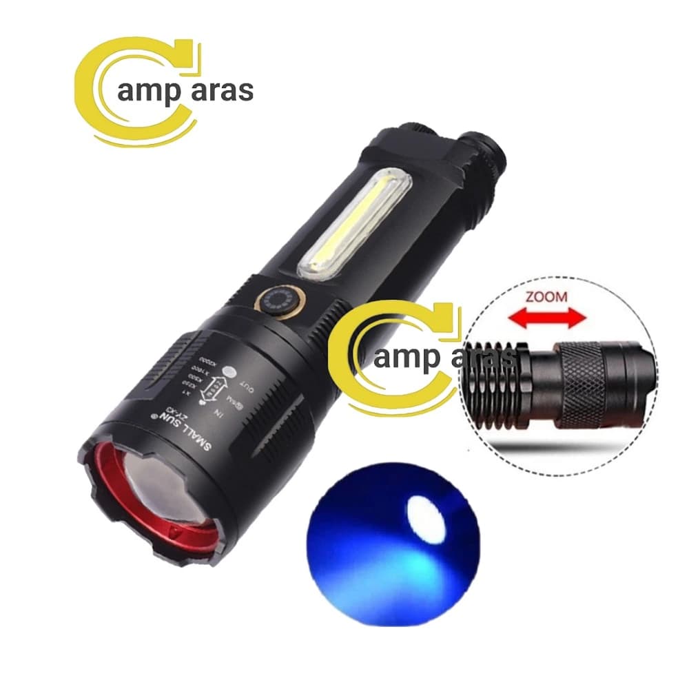 چراغ قوه پلیسی زوم دار اسمال سان SMALL SUN ZY-X3