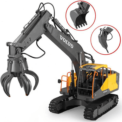 ماشین کنترلی بیل مکانیکی شارژی Volvo سه کاره Double EE 568-003