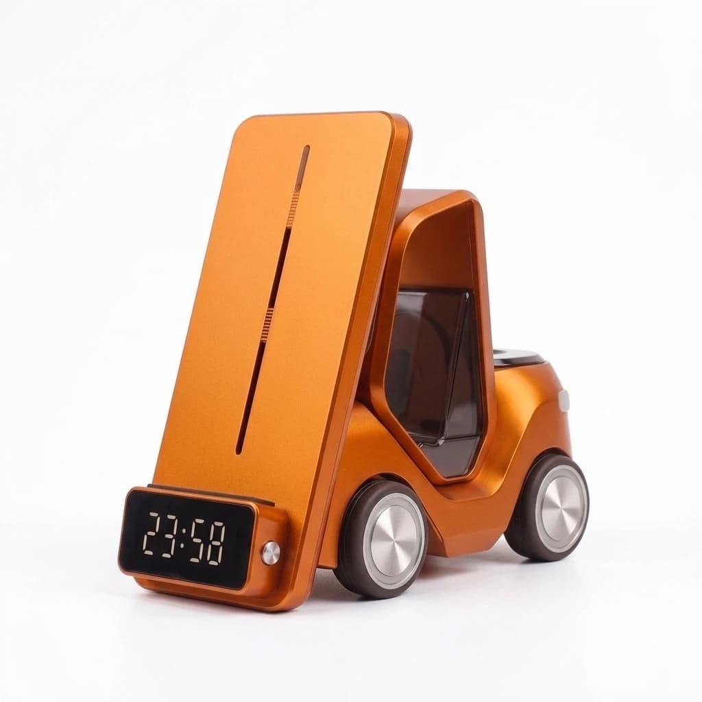 شارژر بیسیم ۵ کاره GREEN LION مدل Forklift رنگ نارنجی — تصویر ۳