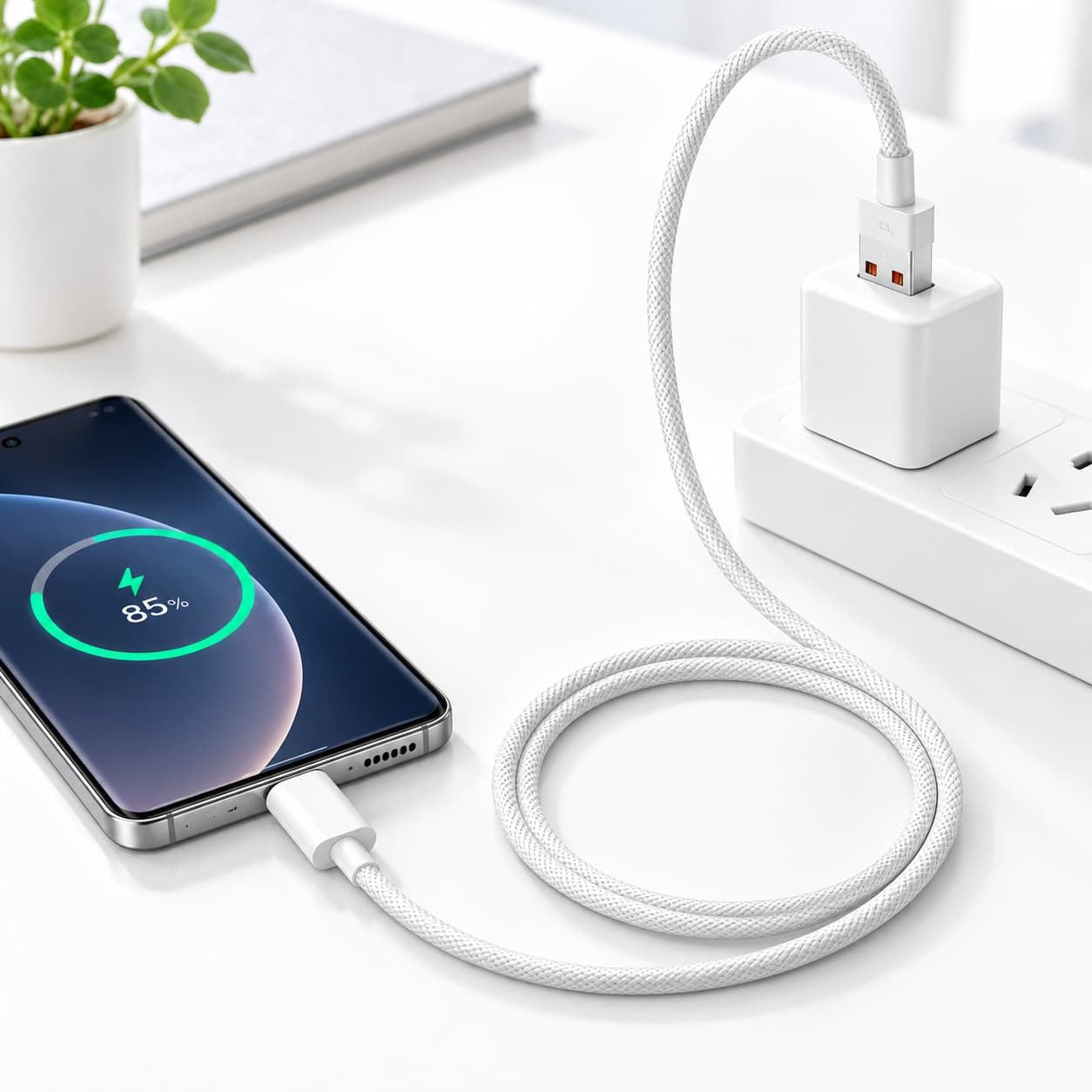 کابل اورجینال usb to c برند LDINO بسته 5 عددی — تصویر ۲