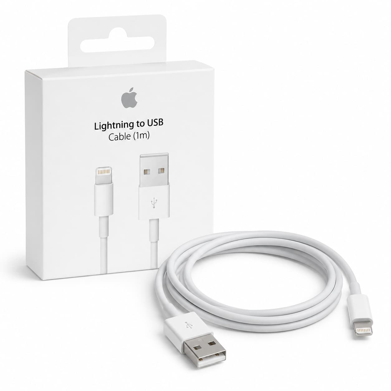 کابل lightning to usb آیفونX بسته 5 عددی
