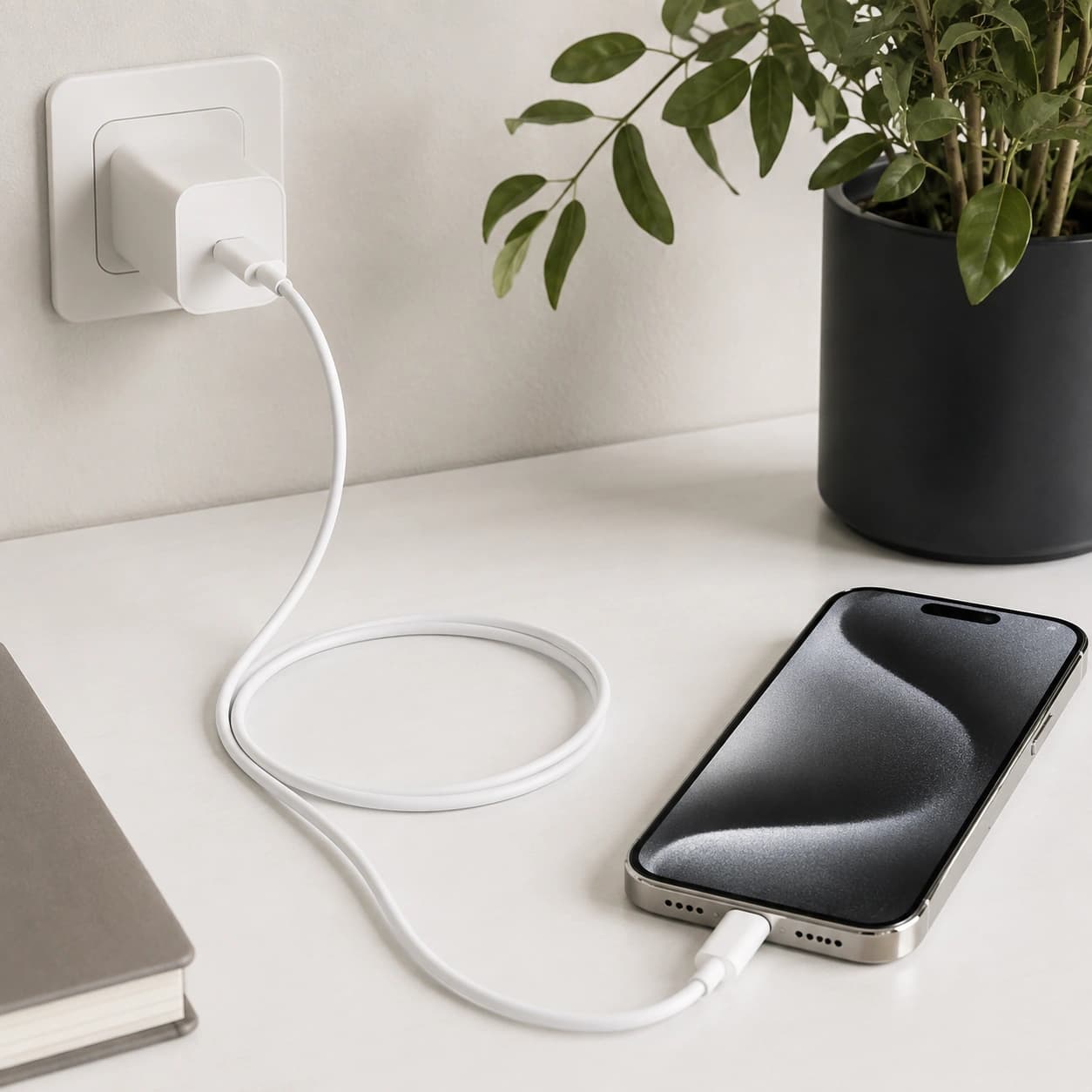 کابل شارژ اپل c to lightning بسته 5 عددی — تصویر ۴