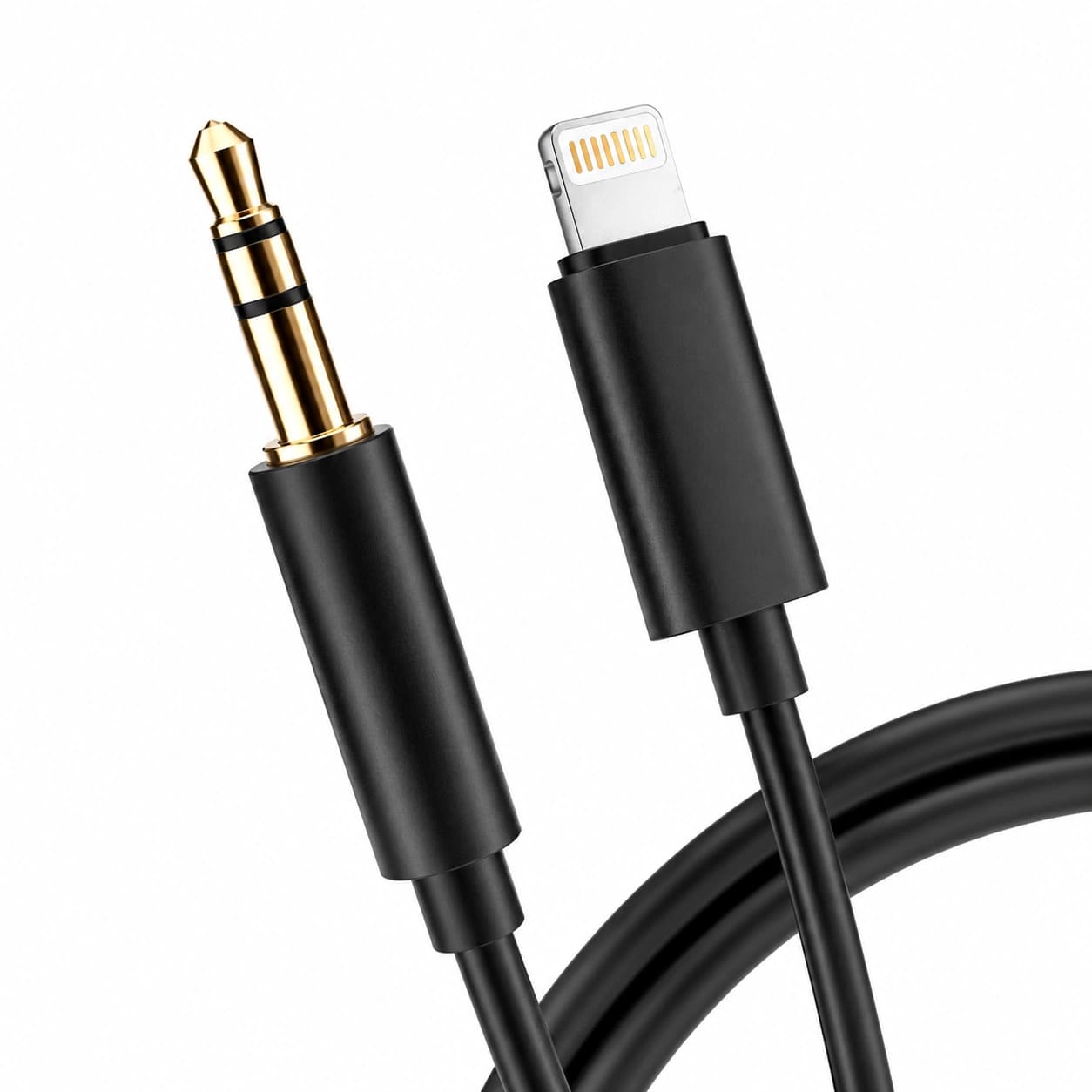 کابل lightning to 3.5 aux بسته 5 عددی — تصویر ۶