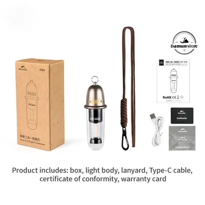 چراغ آویز (فانوس) کمپینگ نیچرهایک مدل NATUREHIKE CNK2350ZM010 — تصویر ۲
