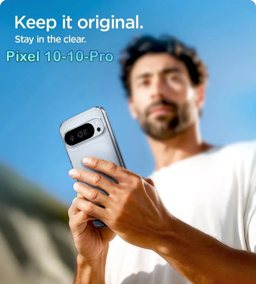 قاب شفاف تمام کریستالی Google Pixel 10-Pixel 10 Pro مارک LEXOM — تصویر ۶