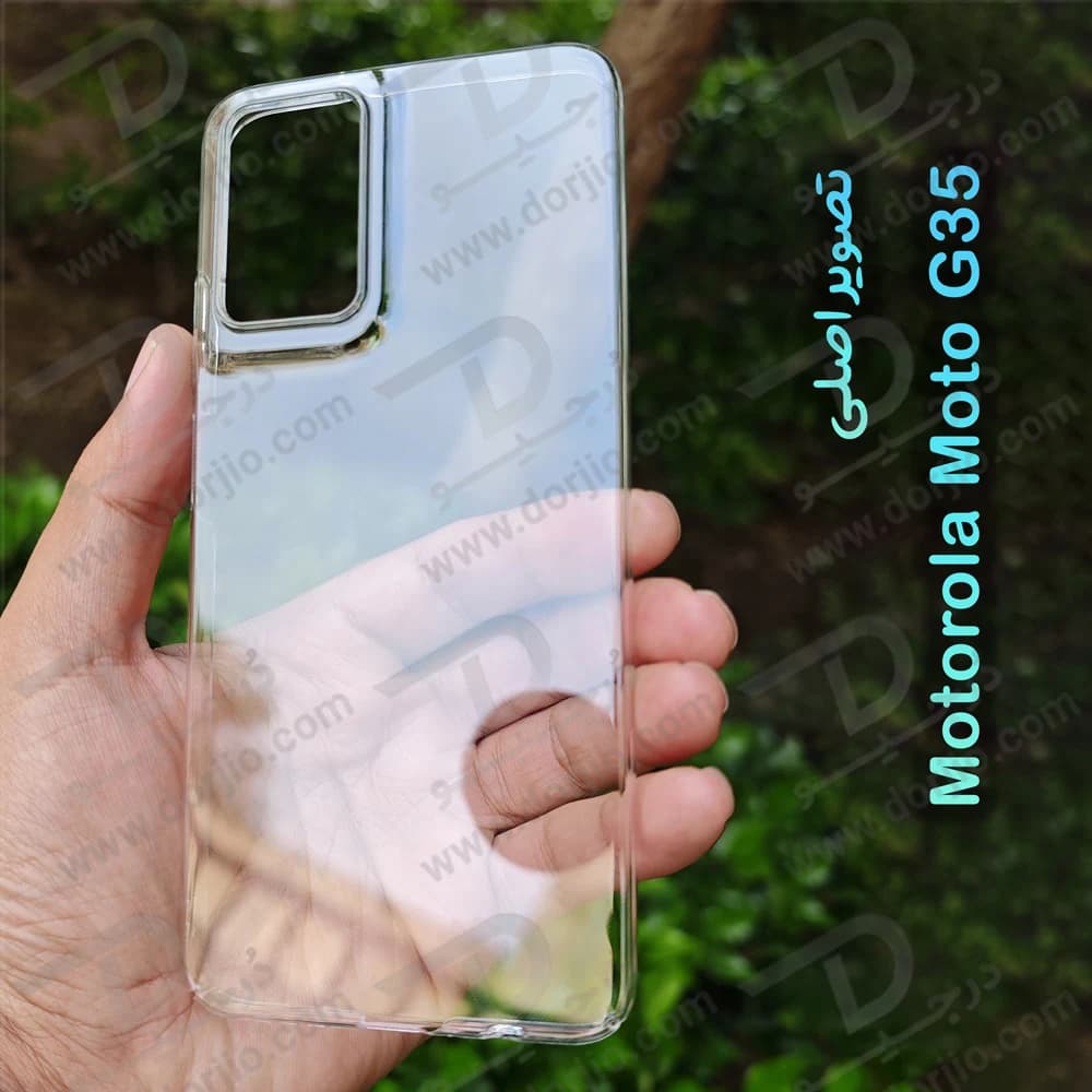 قاب شفاف تمام کریستالی Motorola Moto G35 مارک LEXOM — تصویر ۸