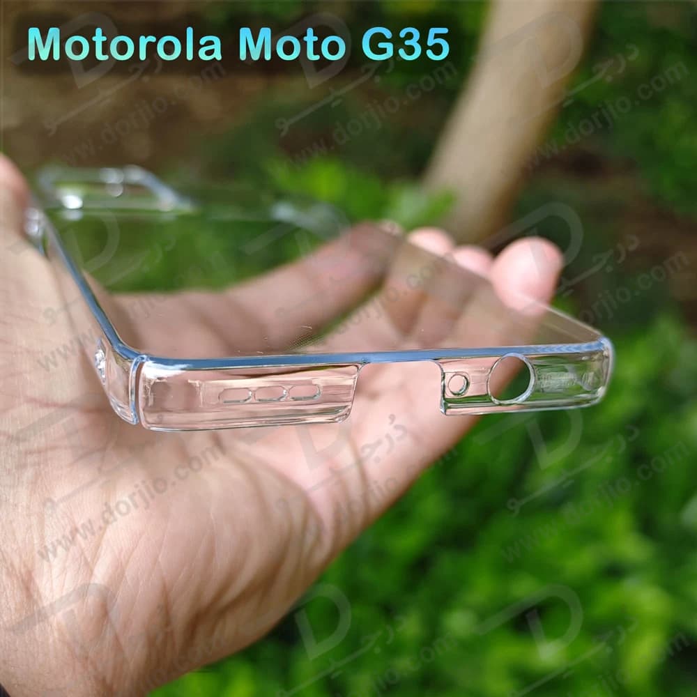 قاب شفاف تمام کریستالی Motorola Moto G35 مارک LEXOM — تصویر ۷
