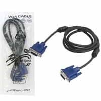 کابل VGA 1.5 متری نویز گیردار پک نایلونی