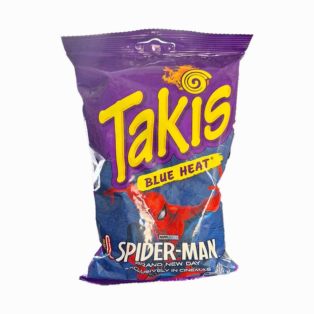 چیپس تاکیس بلو هیت اسپایدرمن چیلی 90 گرم | Takis Blue Heat Spiderman