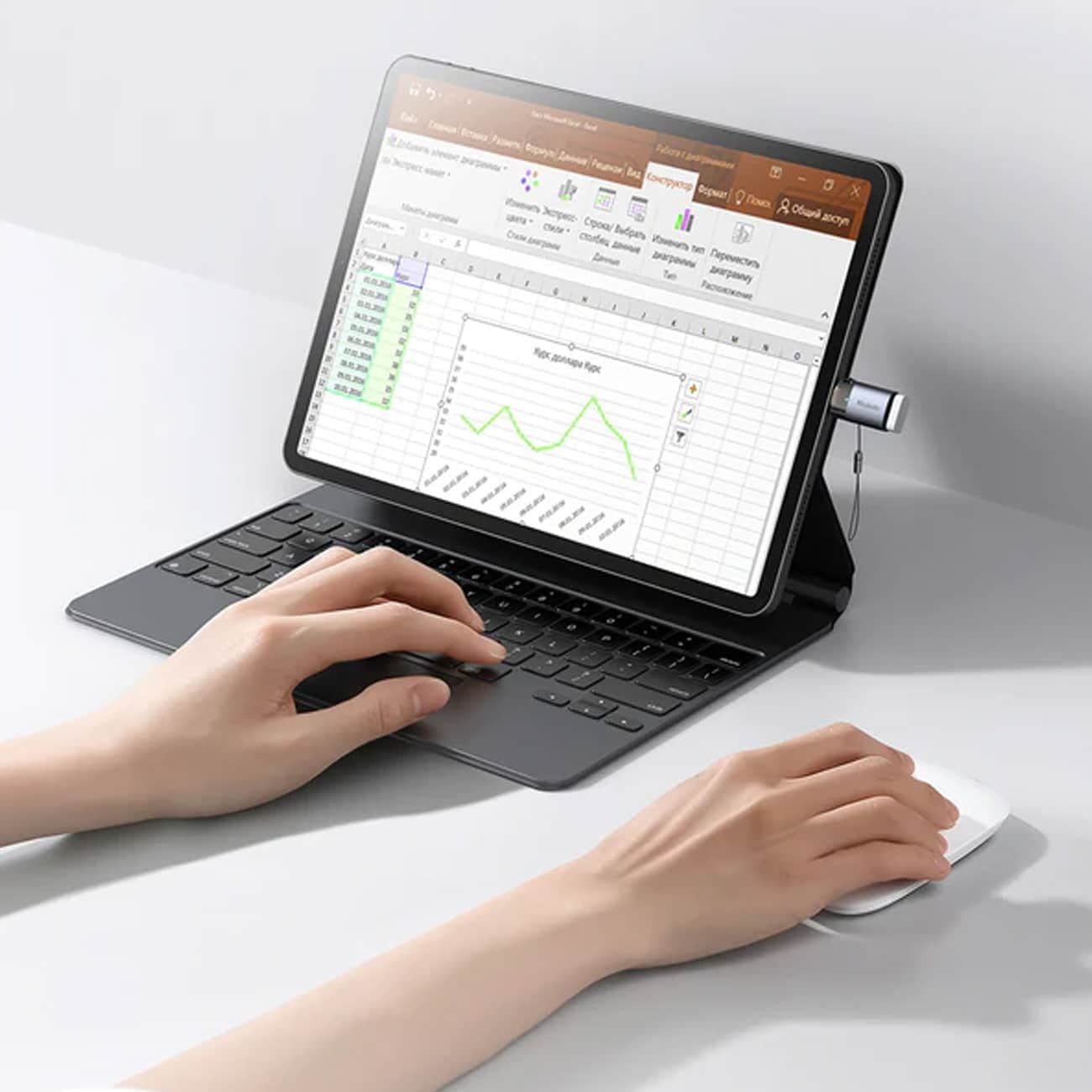 تبدیل OTG USB-A به لایتنینگ Mcdodo مک دودو مدل OT-7390 — تصویر ۶