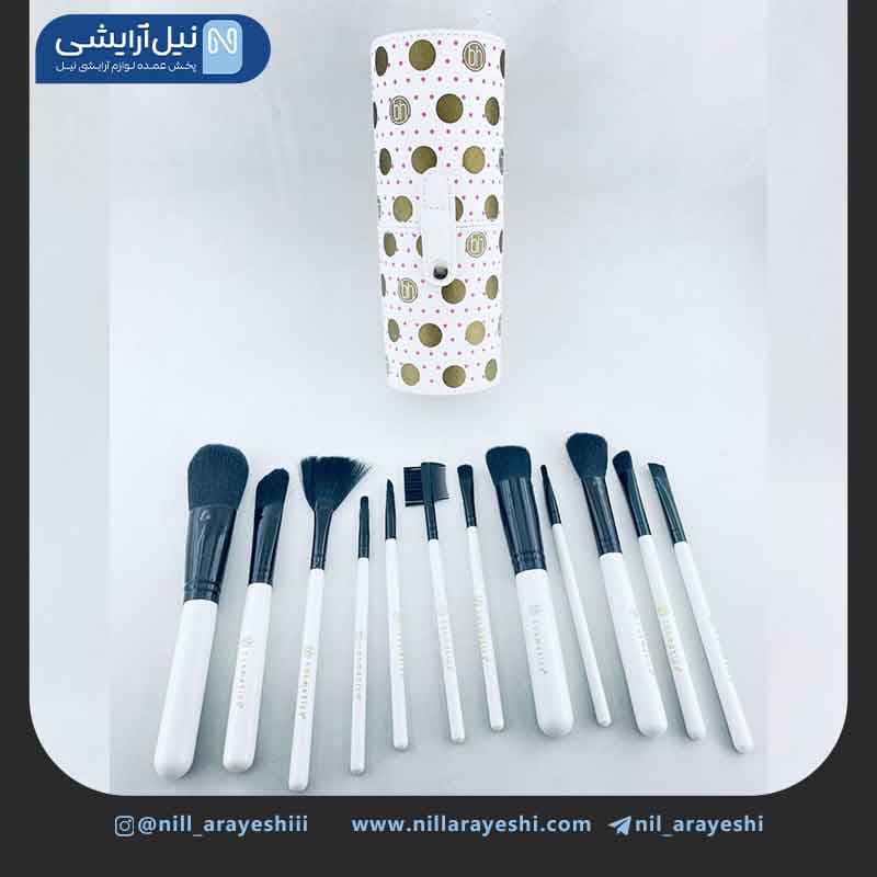 ست براش دوازده تیکه بی اچ استند استوانه ای خالخالی — تصویر ۳