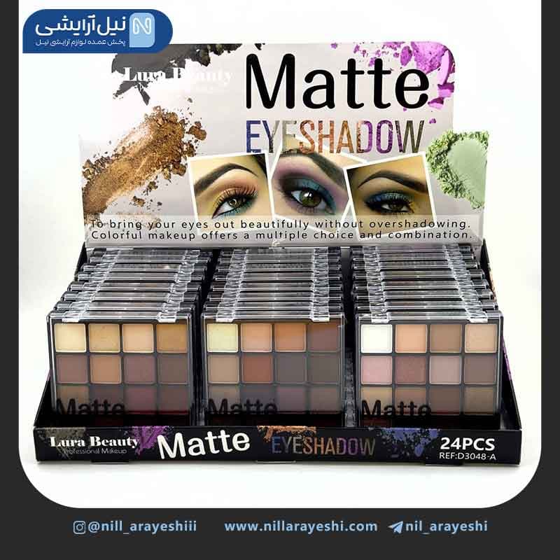 پالت سایه شانزده رنگ لورا بیوتی کد D3048 – A — تصویر ۲