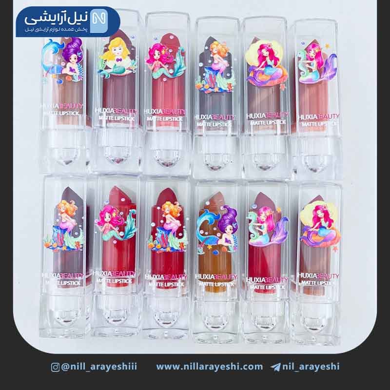 رژ لب جامد هاگزا بیوتی طرح پری دریایی کد 6320 — تصویر ۲